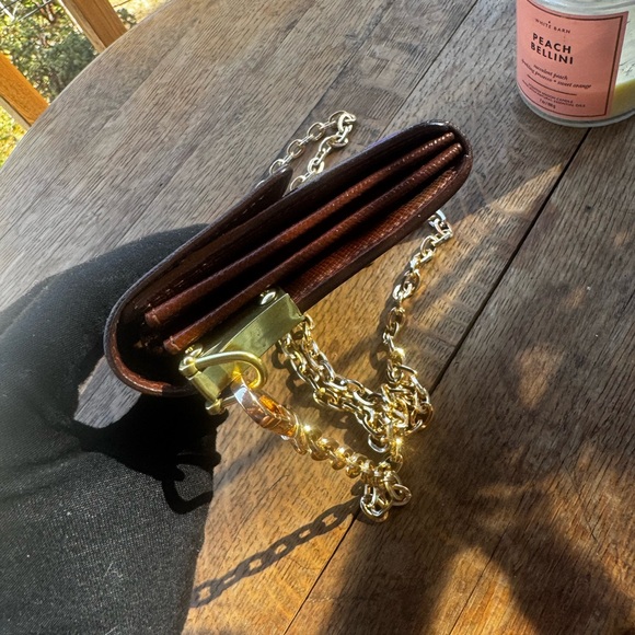 Louis Vuitton Sarah damier hand painted converted Crossbody wallet vintage - Picture 5 of 12